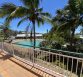 Balcony outlooking pool at Eurong Beach Resort