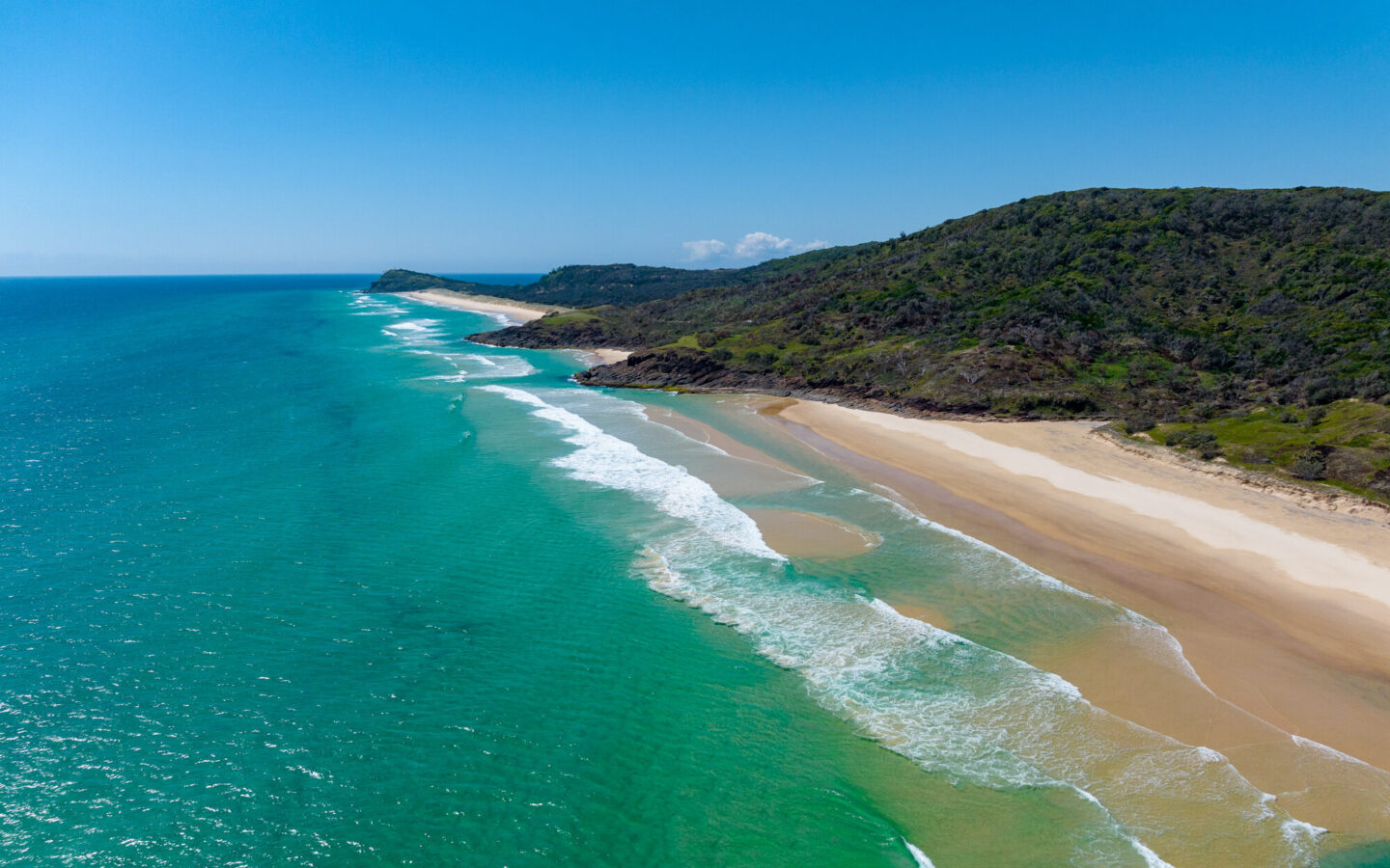 Aerial photo of Fraser Coast