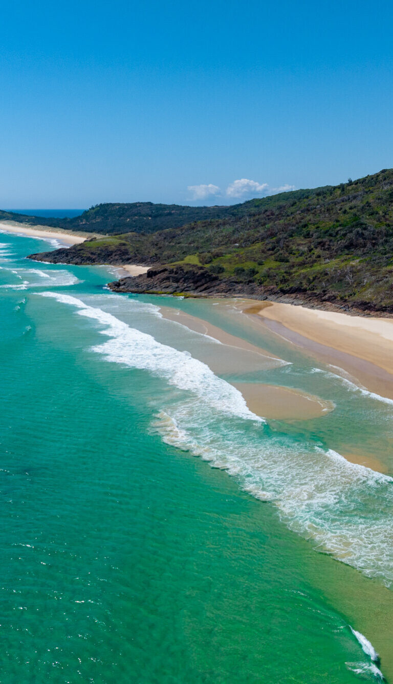 Aerial photo of Fraser Coast