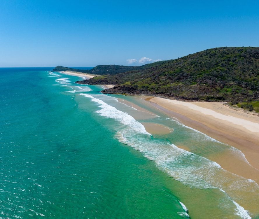 Aerial photo of Fraser Coast