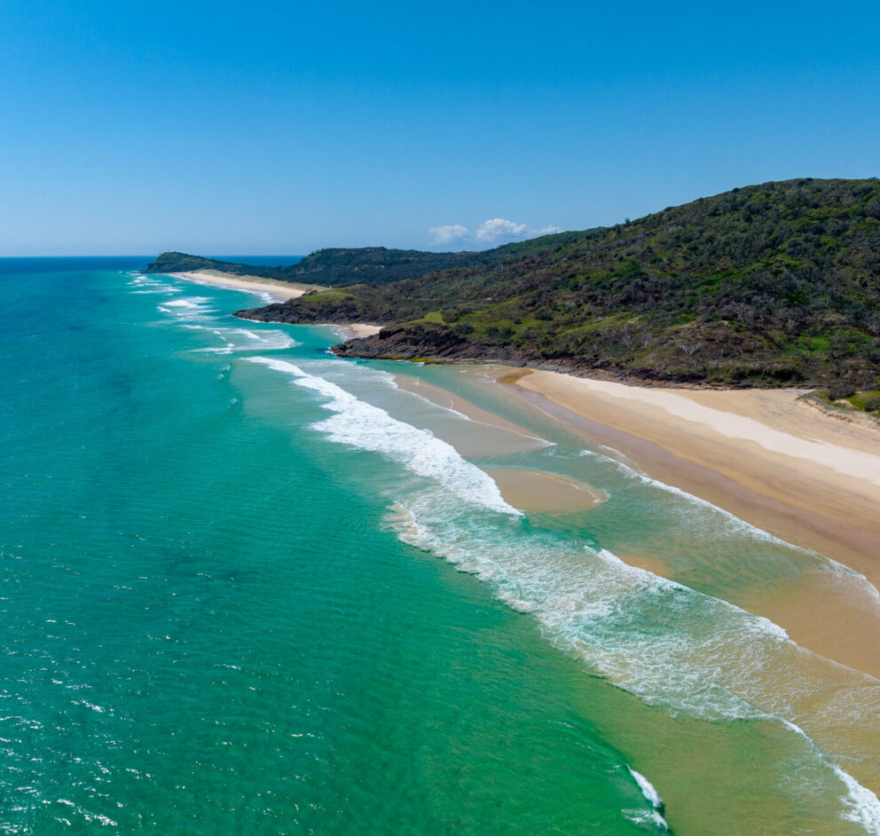 Aerial photo of Fraser Coast