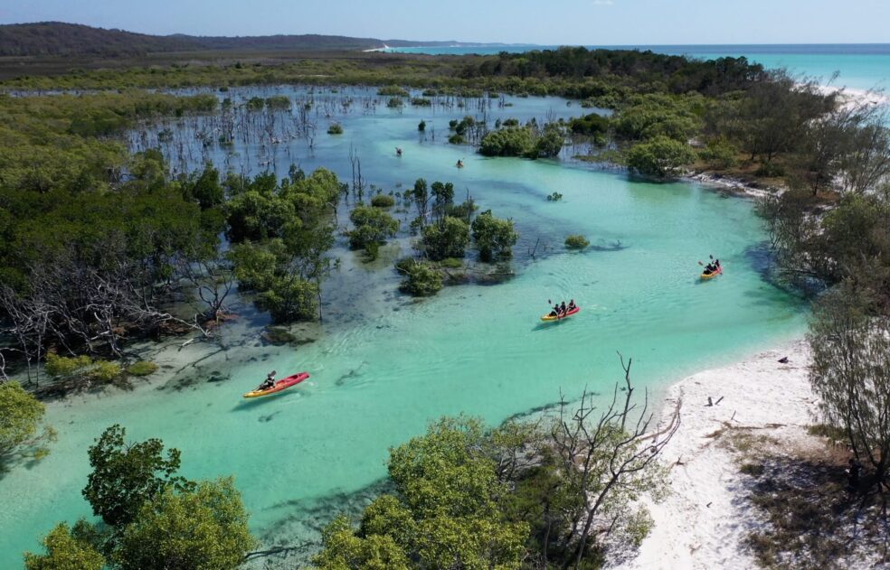 Aerial view of Wathumba Creek