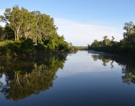 Reflection of Mary River in Tiaro