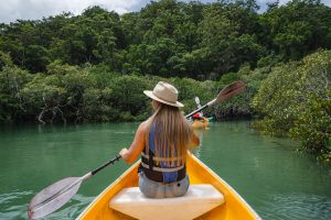 Kayaking is one of the top things to do on K'gari.