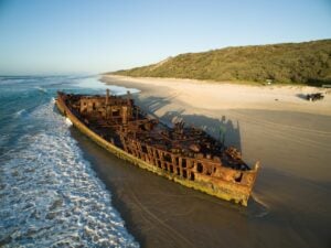 SS Maheno Shipwreck on k'gari/fraser Island 75 mile beach